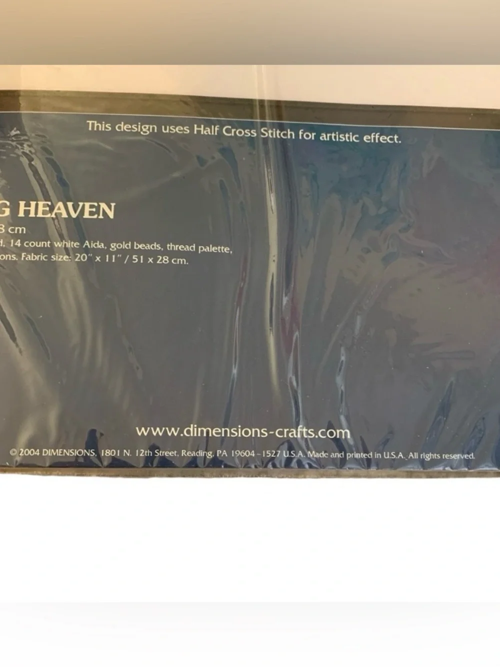 Vintage 2004 Sunset Dimensions Handbag Heaven Purse Counted Cross Stitch Kit